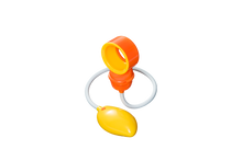 Load image into Gallery viewer, Mango Neck Bladeless Fan Yellow/Orange