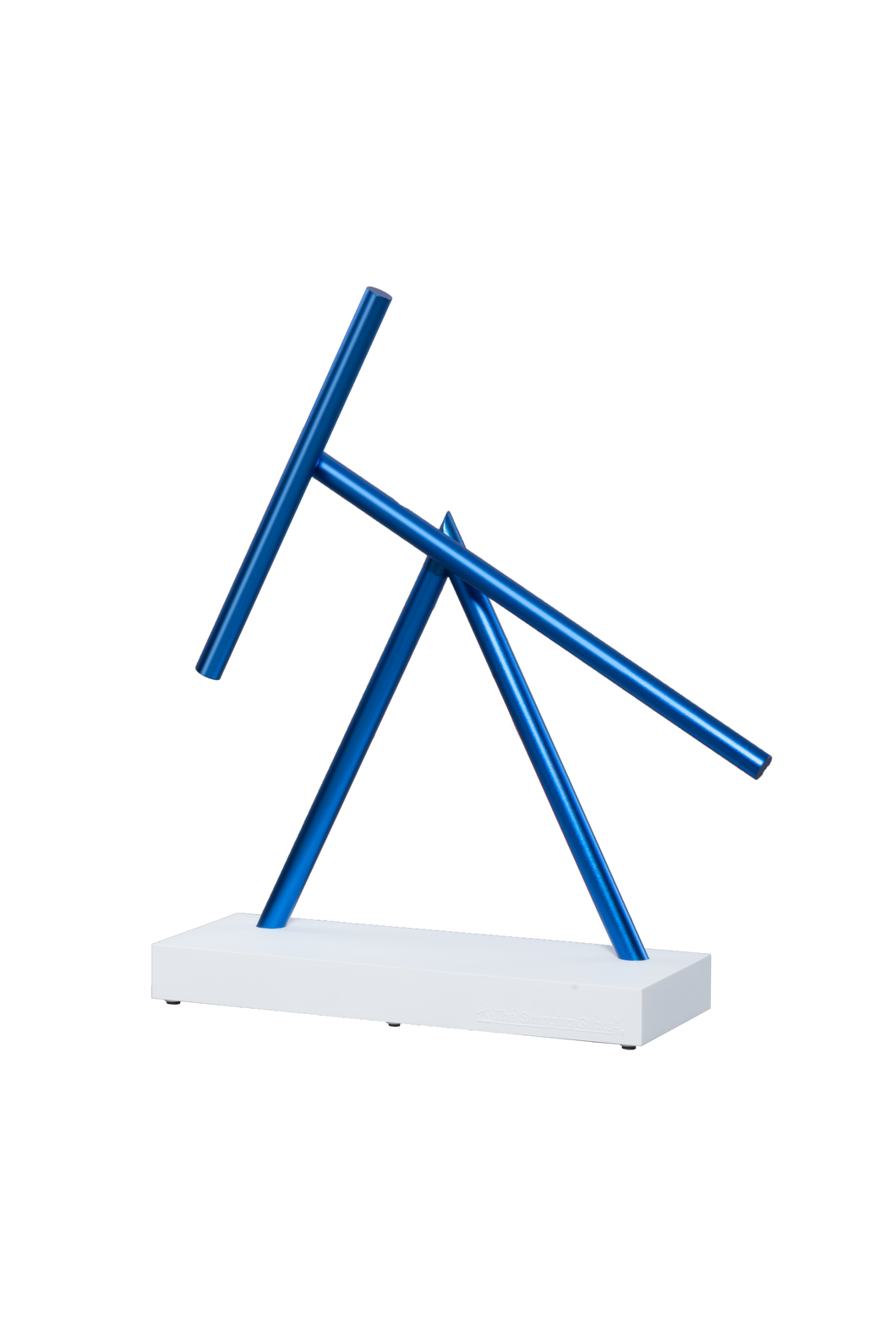 The Swinging Sticks - Desktop Toy - White/Blue