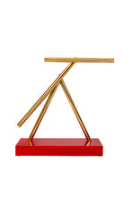 Load image into Gallery viewer, The Swinging Sticks - Desktop Toy - Red Gold
