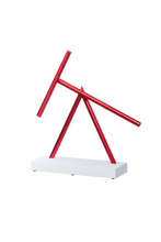 Load image into Gallery viewer, The Swinging Sticks - Desktop Toy - White/Red
